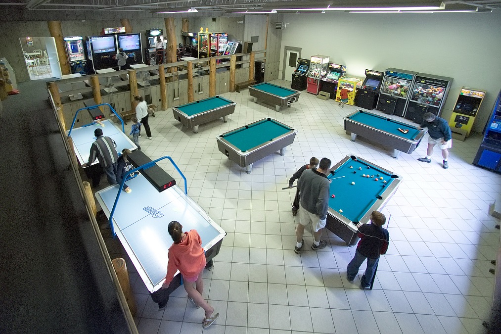 Indoor Fun At Lake George RV Resort! Photos Of Park Arcades, BINGO Pavilion, On-Site Live ...