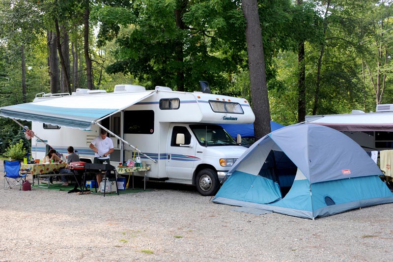 All campsites include 50/30 amps, cable, water, sewer, electric and Wi-Fi