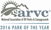 ARVC - National Association of RV Parks & Campgrounds - 2016 Park of the Year