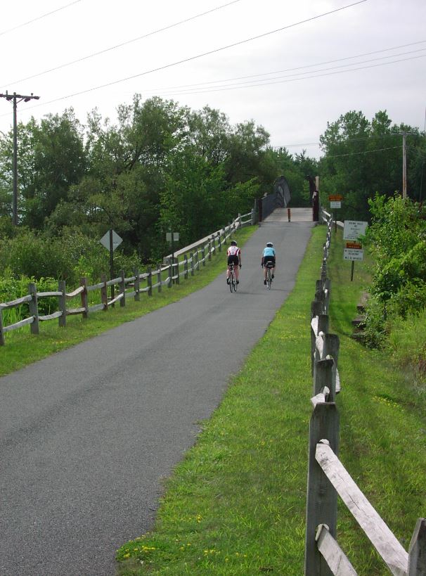 The Warren County Bike Trail is 8 miles long from Glens Falls to Lake George