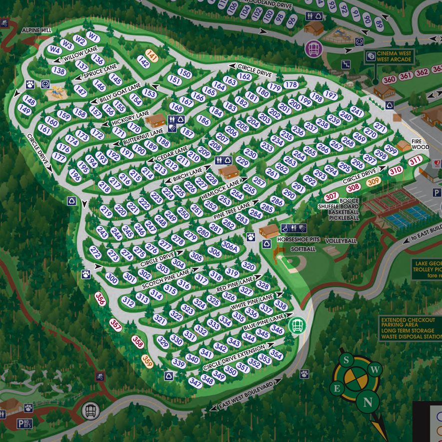 RV Site Map