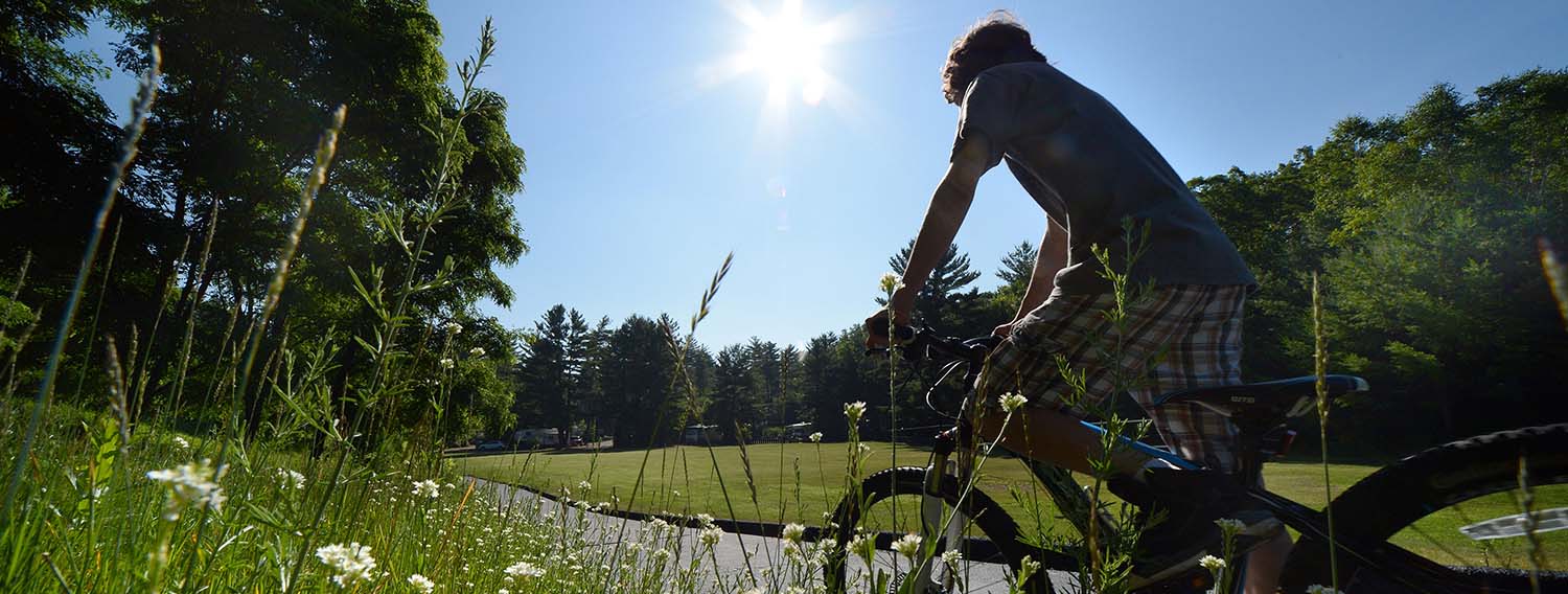 Child riding bike