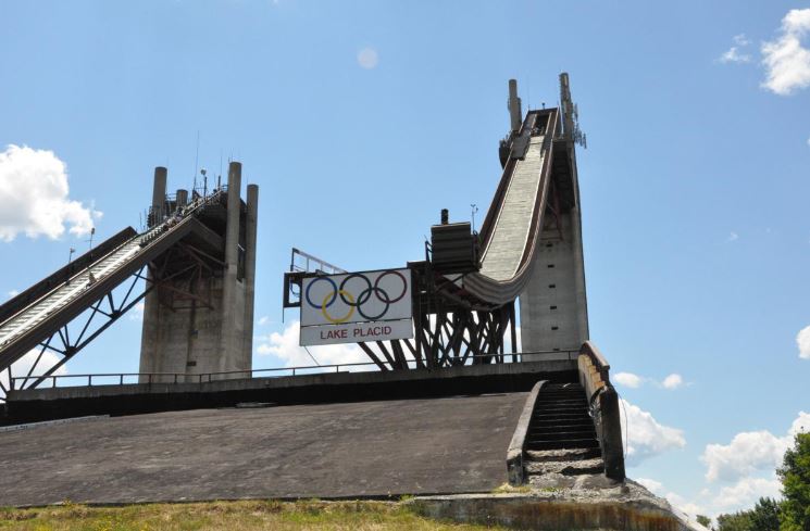 Take a day trip to Lake Placid – visit the ski jumps & Olympic Center