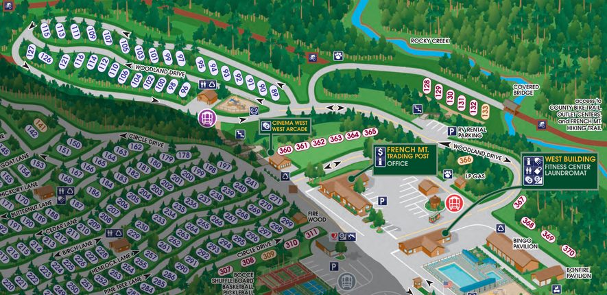 RV Site Map