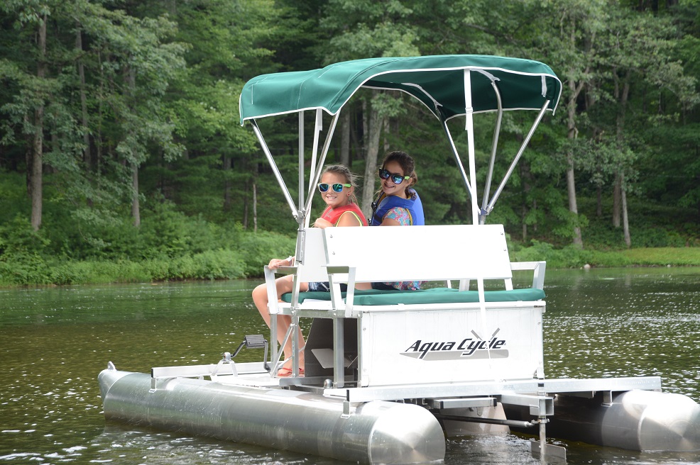 New paddle boats offered on our spring fed pond daily (Summer Only)