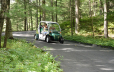 Electric golf carts are allowed – once registered with the front office