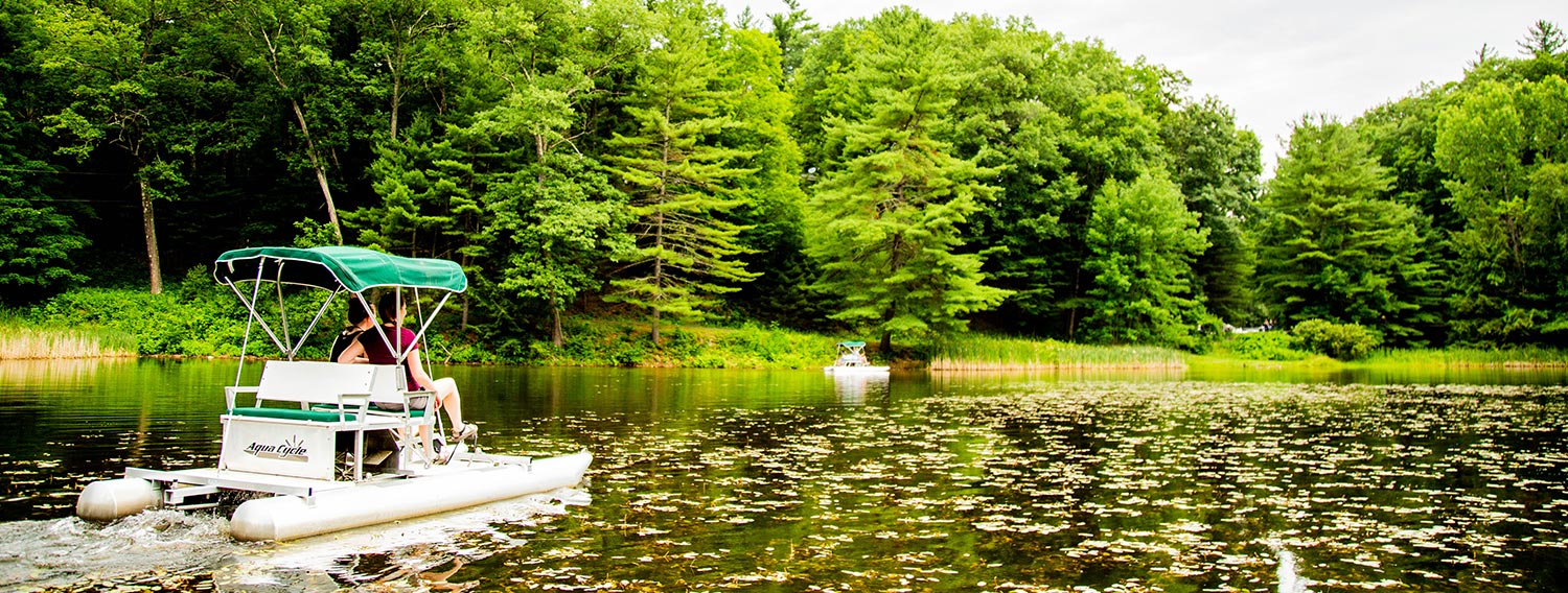 Boat on lake